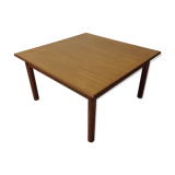 Scandinavian design teak square coffee table