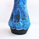 Large vintage seafoam blue artisanal vase
