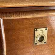 Dalvera wooden and bamboo chest of drawers, 1970