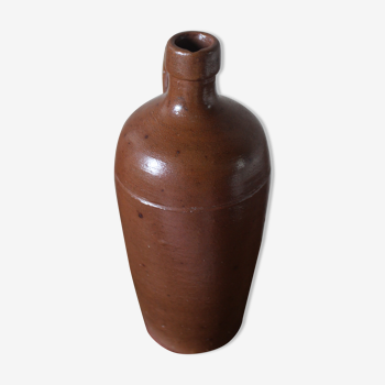 Vintage sandstone liqueur bottle handle spout