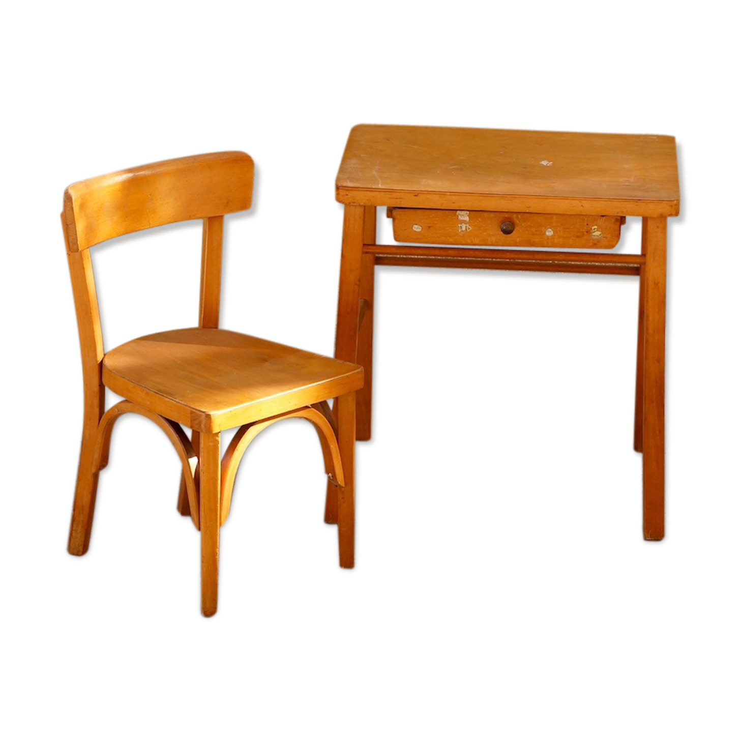 Desk and chair child baumann
