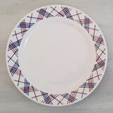 Digoin Sarreguemines earthenware plates Vintage Salies model