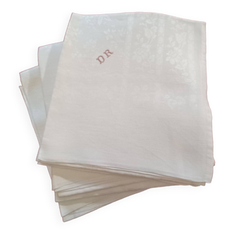 Small rectangular linen damask tablecloths