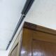 French wardrobe with tapered legs, 3 doors, 120cm hanging rail, new.
