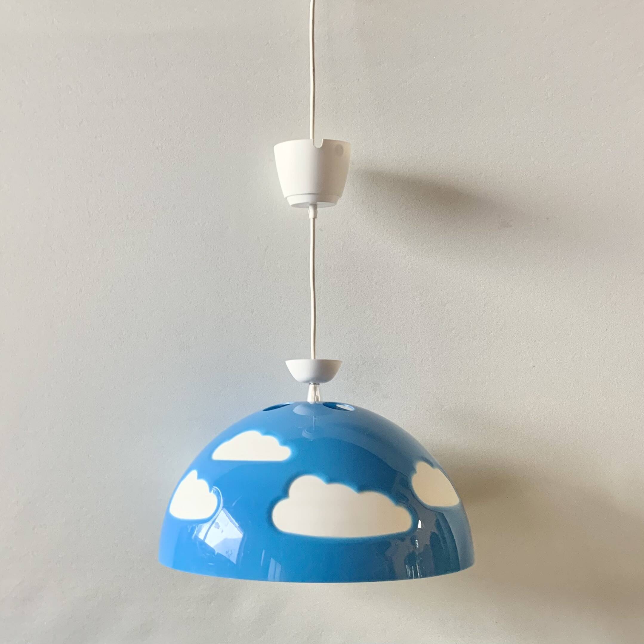 Vintage blue Skojig cloud pendant light - Ikea