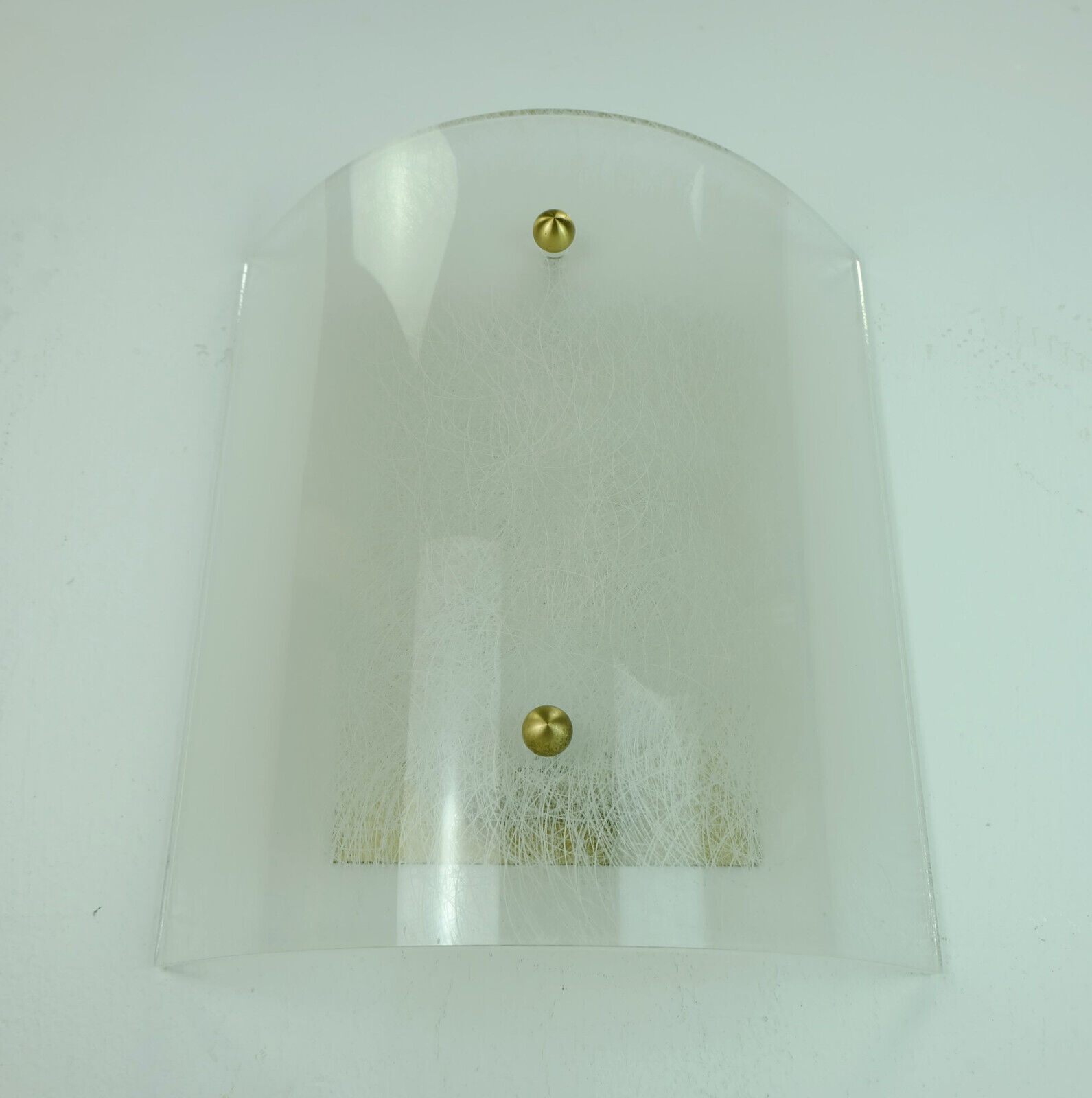 Mid century sconce acrylic and brass 1960s 1970s lucite wall lamp