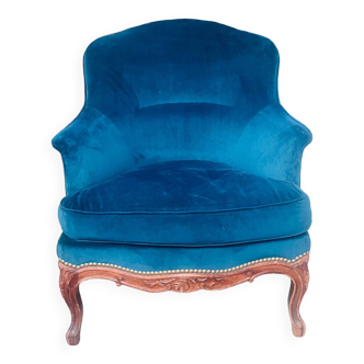 Fauteuil bergère style Louis XV