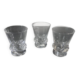 Verre en cristal daum france modèle sorcy