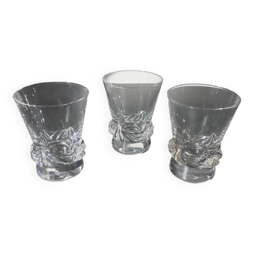 Daum france crystal glass, sorcy model