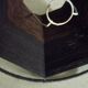 Small brown wool lampshade