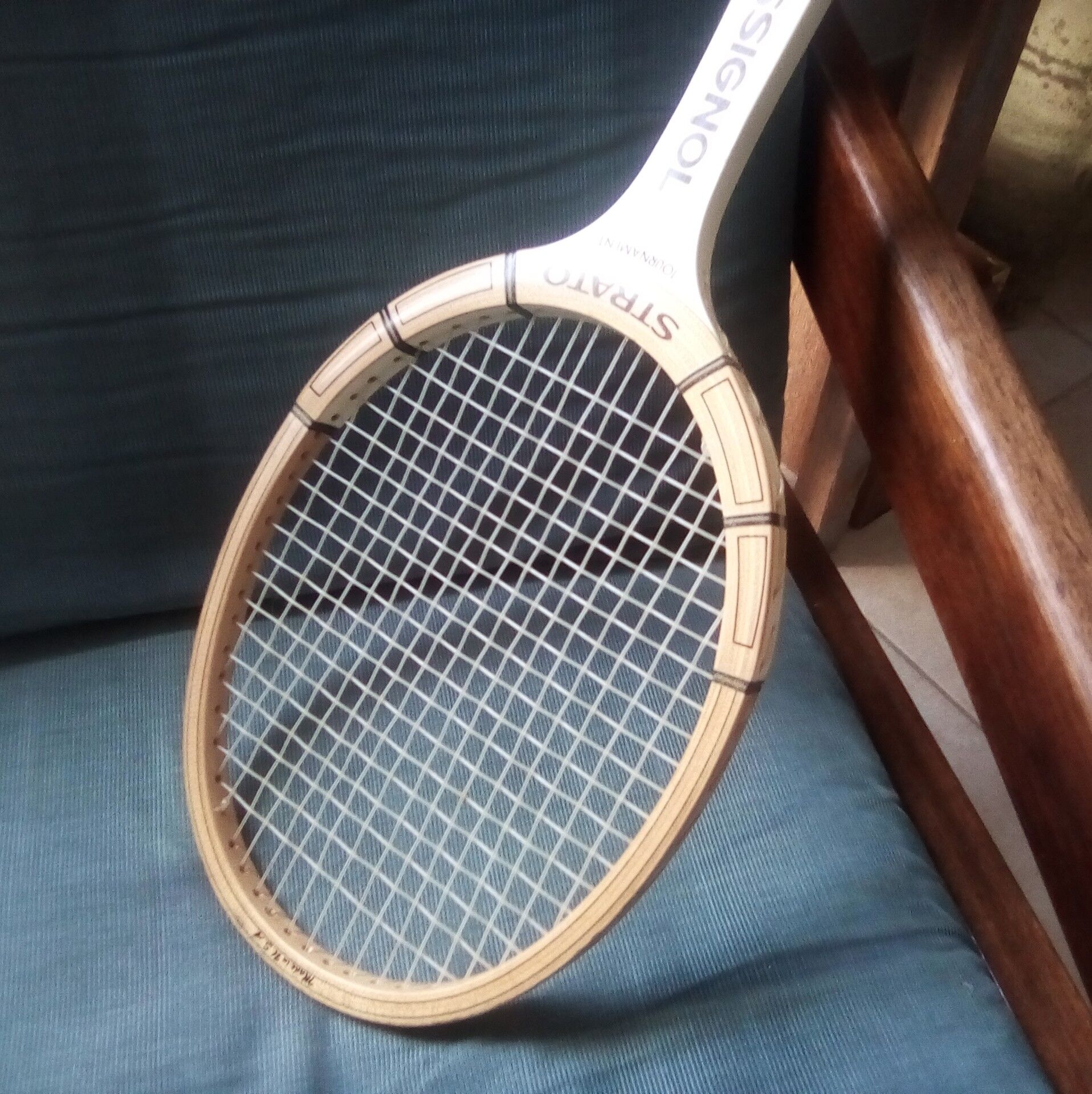 Wood racket nightingale strato 60s