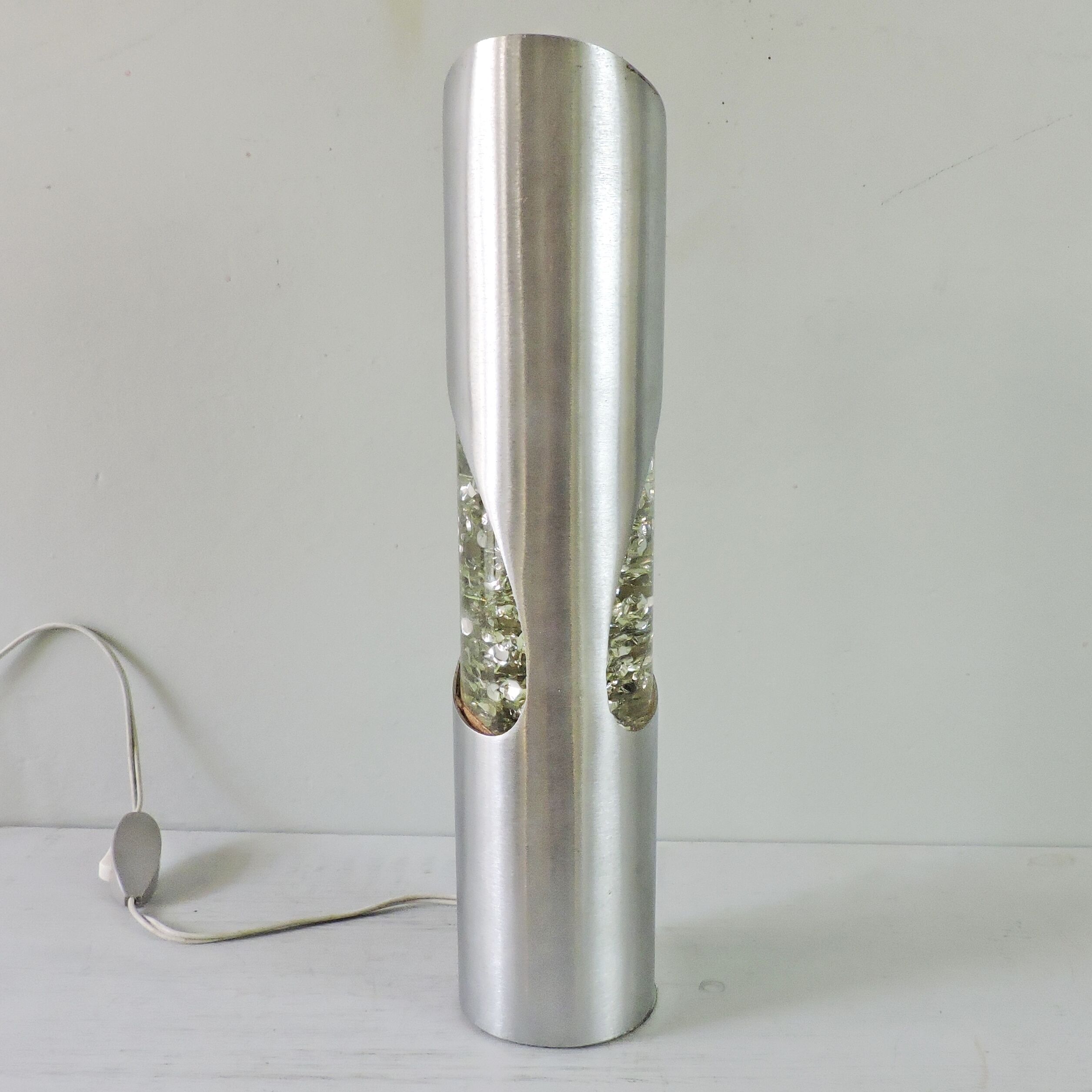 Vintage lamp glitter 70s
