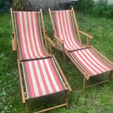 Pair of Chilean chairs.