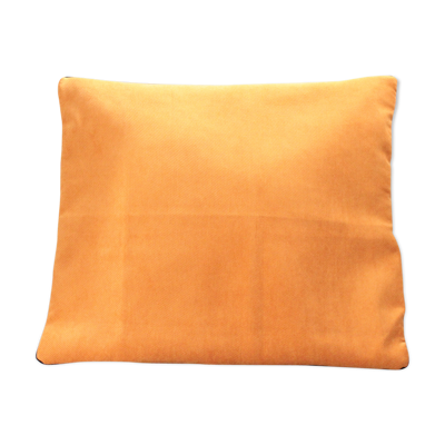 Coussin bohème chic en velours d'ameublement à motif cachemire 60x40cm