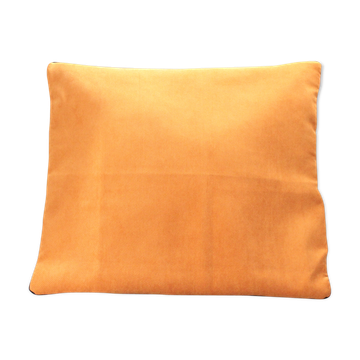 Coussin bohème chic en velours d'ameublement à motif cachemire 60x40cm