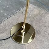 German Vintage Floor Lamp in Hollywood Regency Style in Brass by Florian Schulz