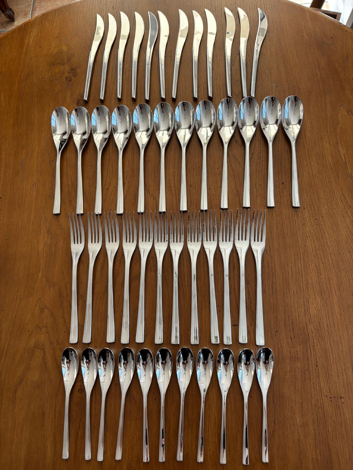 Exceptional Couzon household set Neuvième Art – 123 pieces – stainless steel 18/10