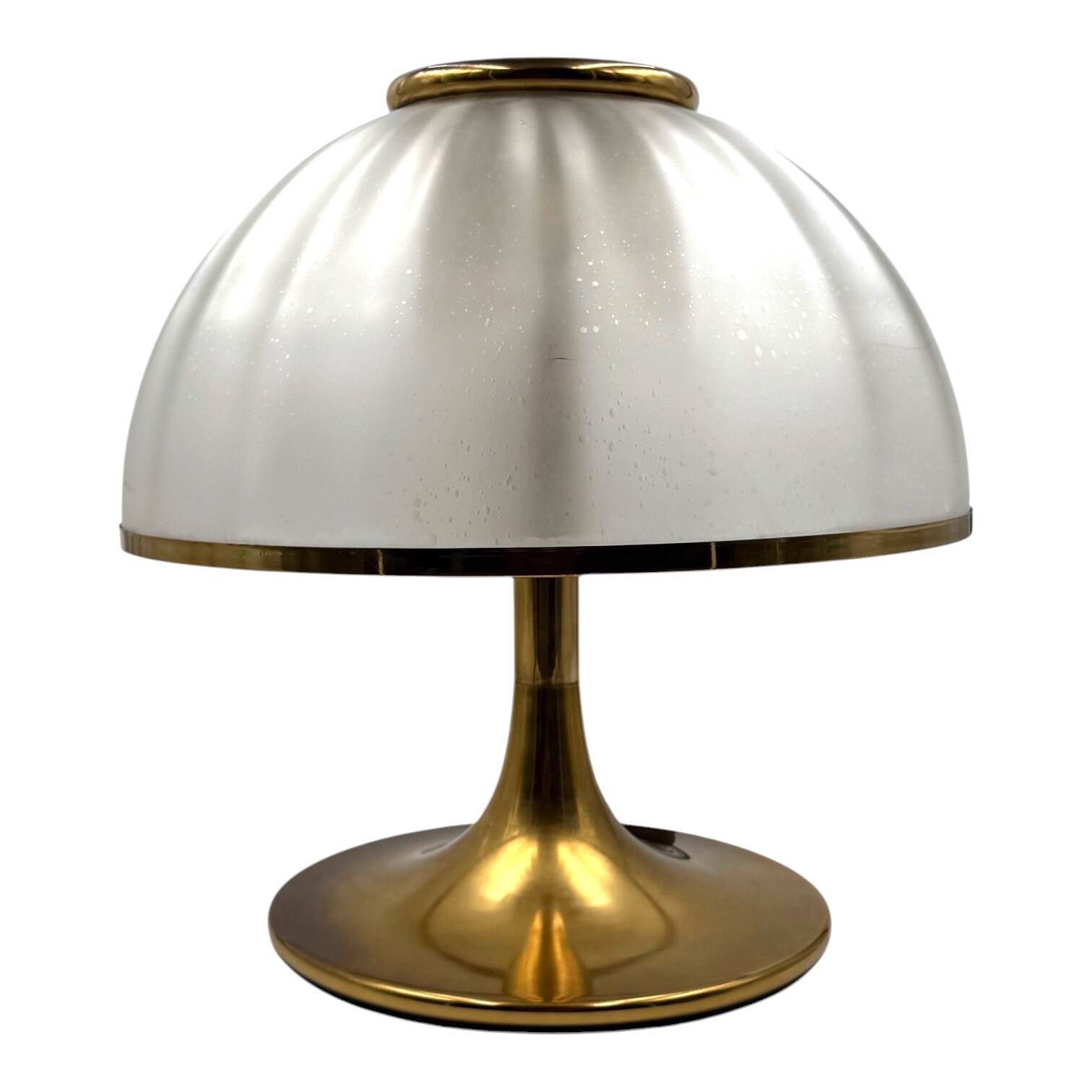 Mushroom Murano blown Glass Table Lamp, Fabbian Italy, 1970s