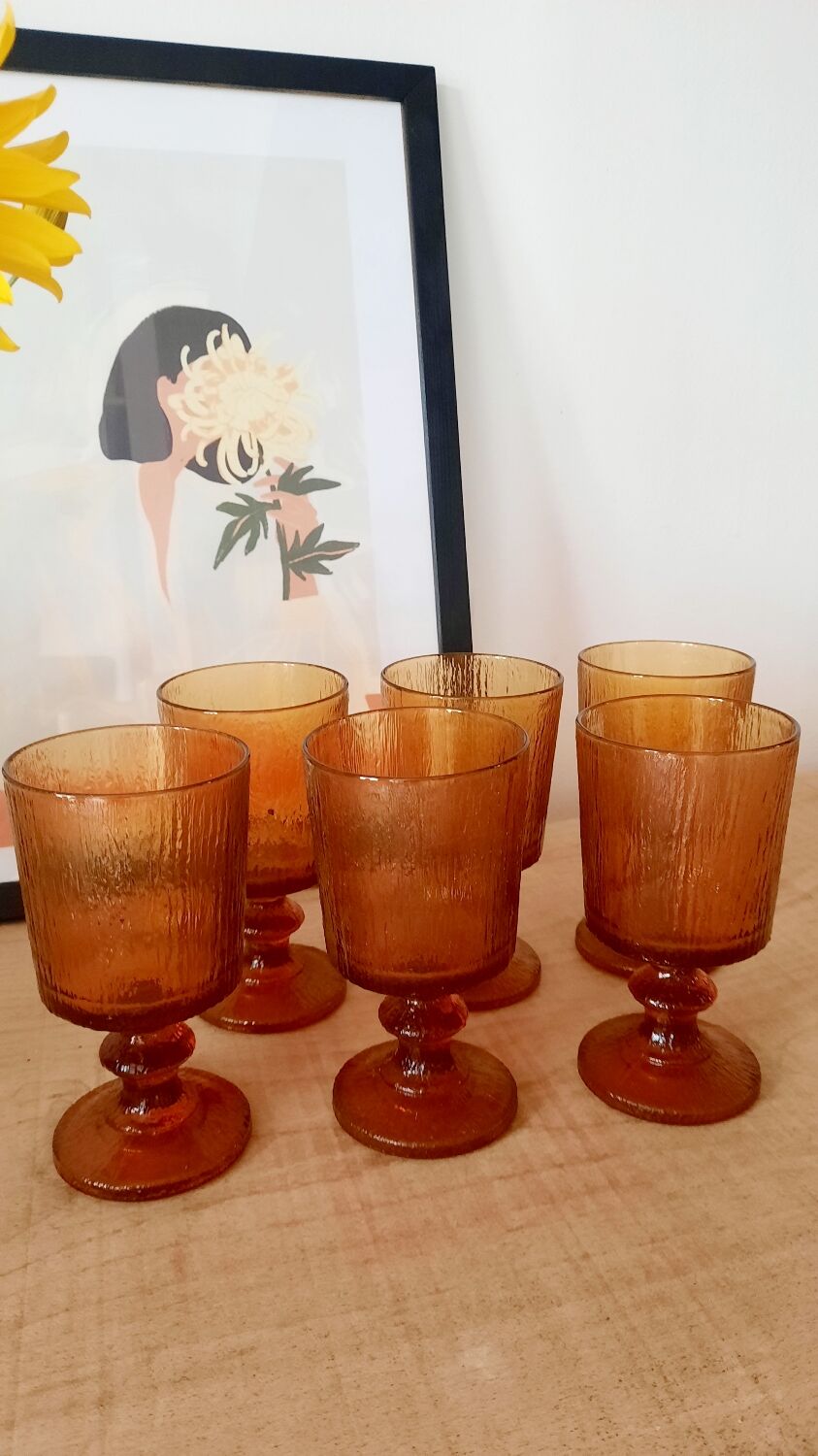 Verres Timo Sarpaneva ambré