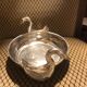 Art deco silver metal dish or bowl