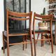 Chaises vintage style scandinave
