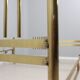 Vintage golden brass bed frigerio 1970s