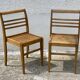Paire de chaises de René GABRIEL époque reconstruction 1950