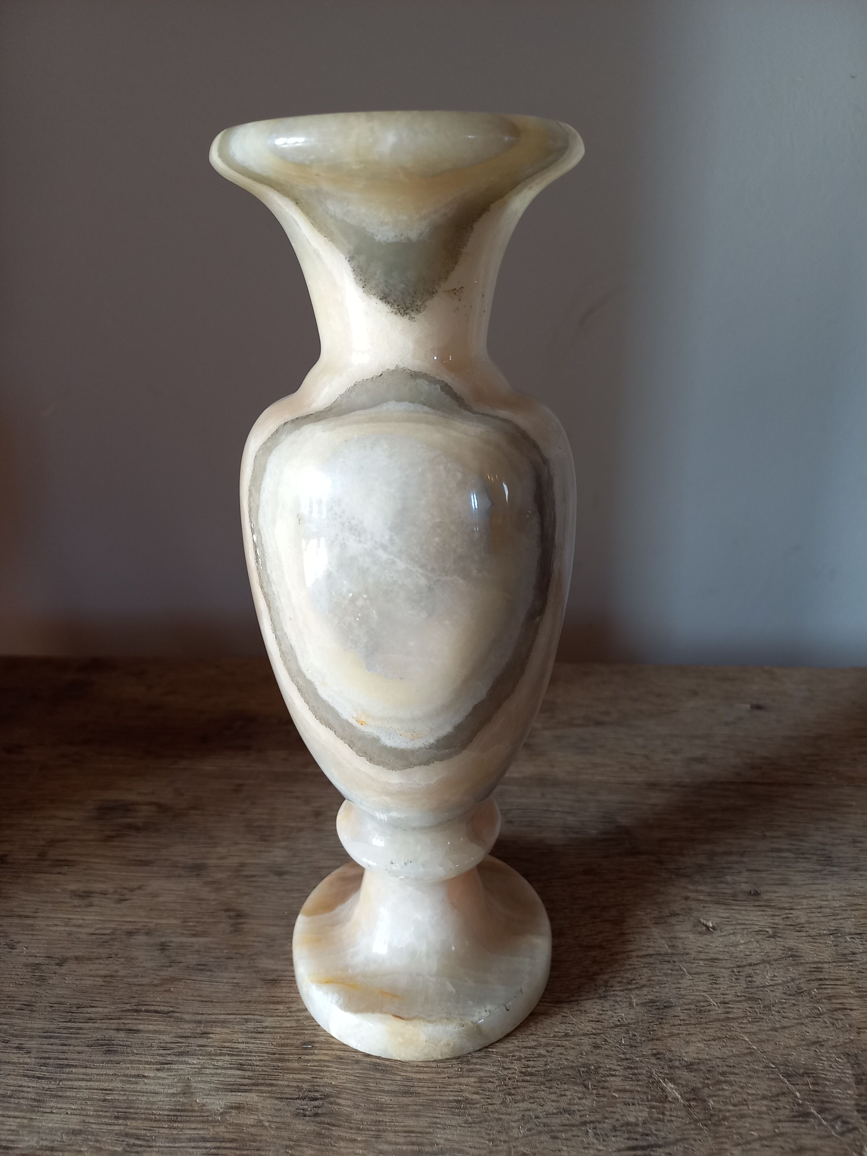 Vintage alabaster vase