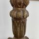 Candle picnic gilded and carved wood tripod feet, eighteenth century