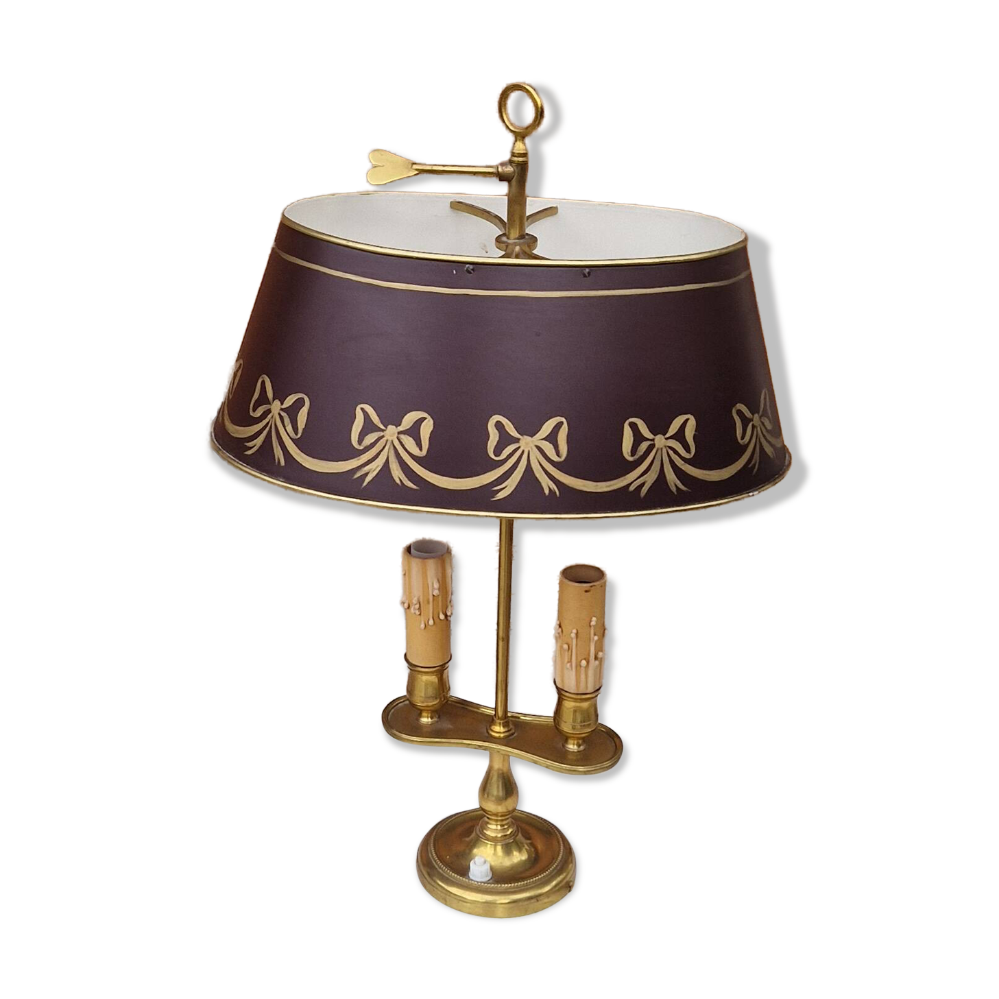 Lampe bouillotte en bronze