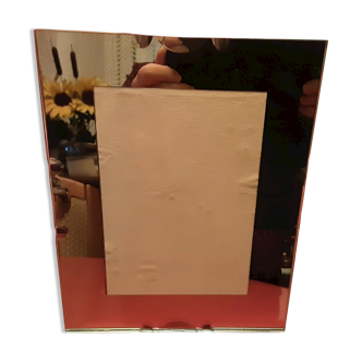 Photo holder frame beveled glass 50-60s to pose