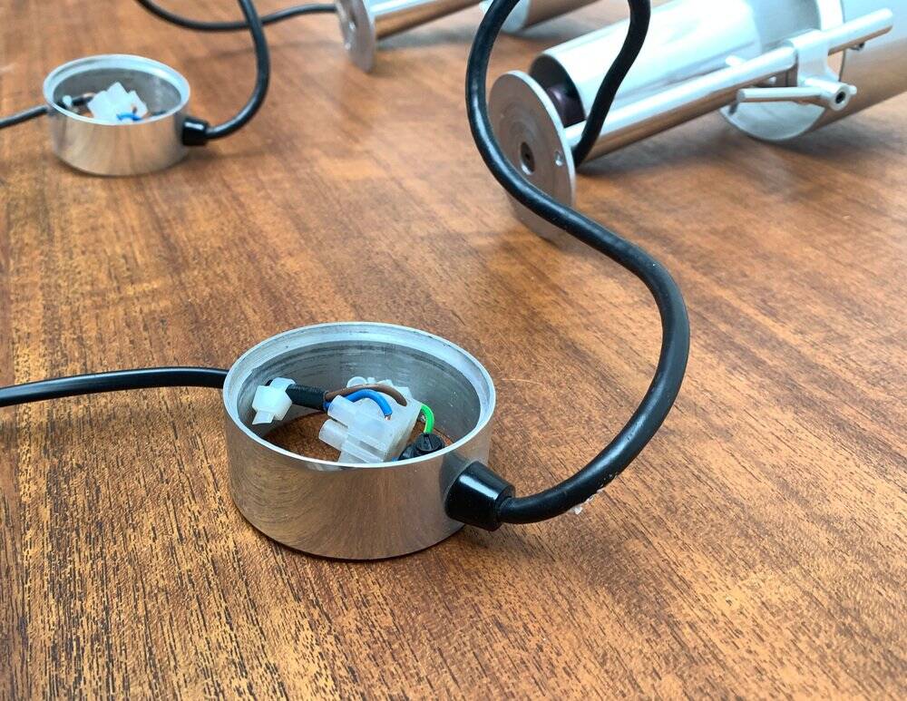 Mid-century FA2 wall sconces by Peter Nelson for Architectural Lighting Company, England, set of 2.