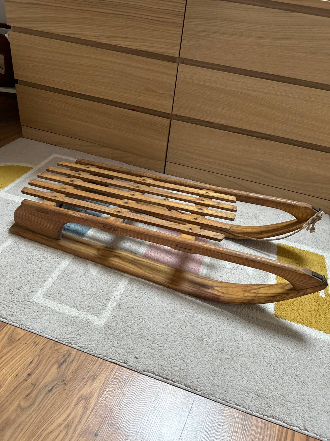 Old wooden sled