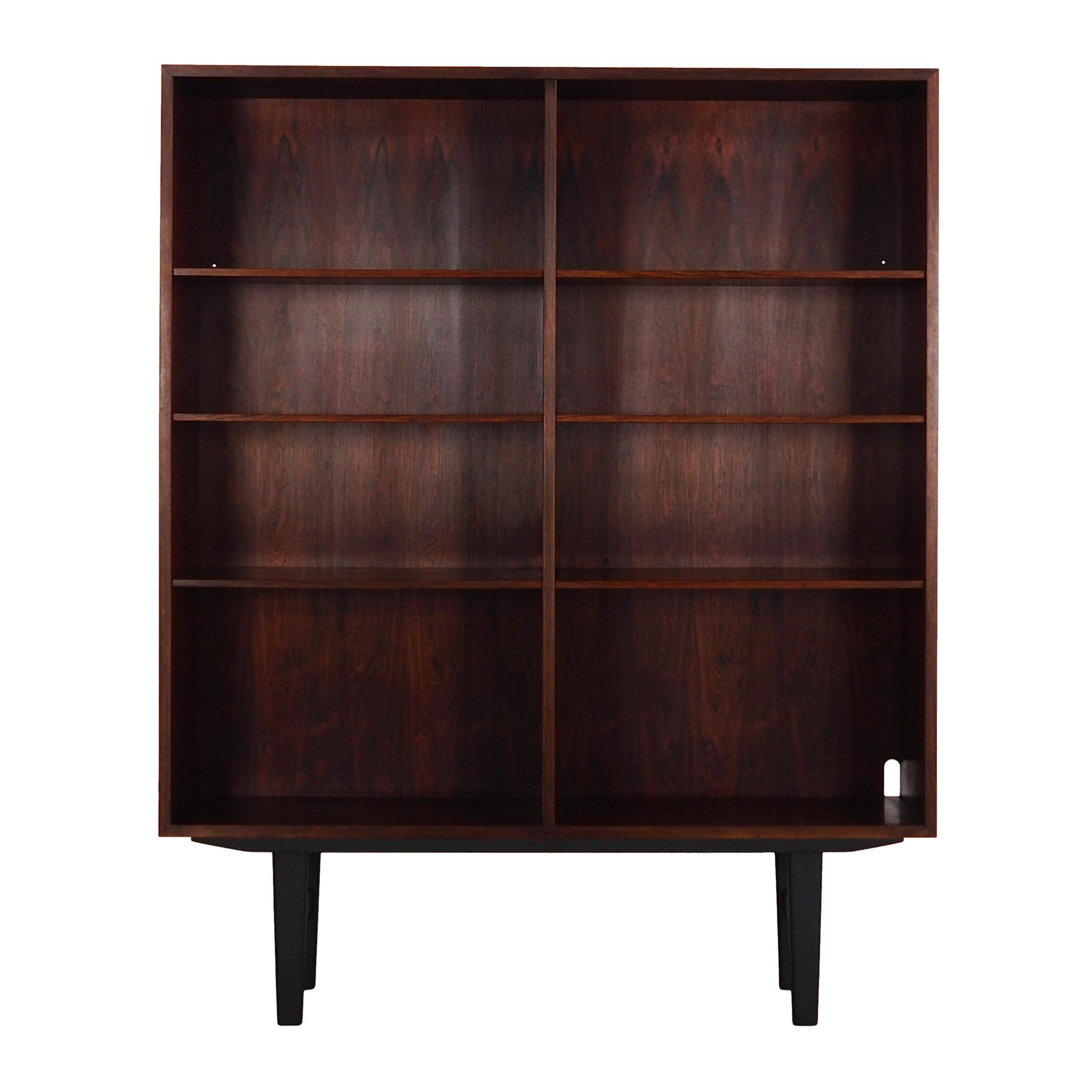 Rosewood bookcase, Danish design, 1970s, manufacturer: Omann Jun