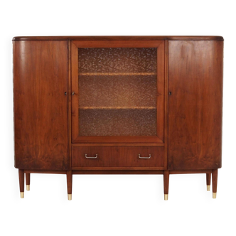 Walnut highboard, Danish design, 1960s, production: Denmark