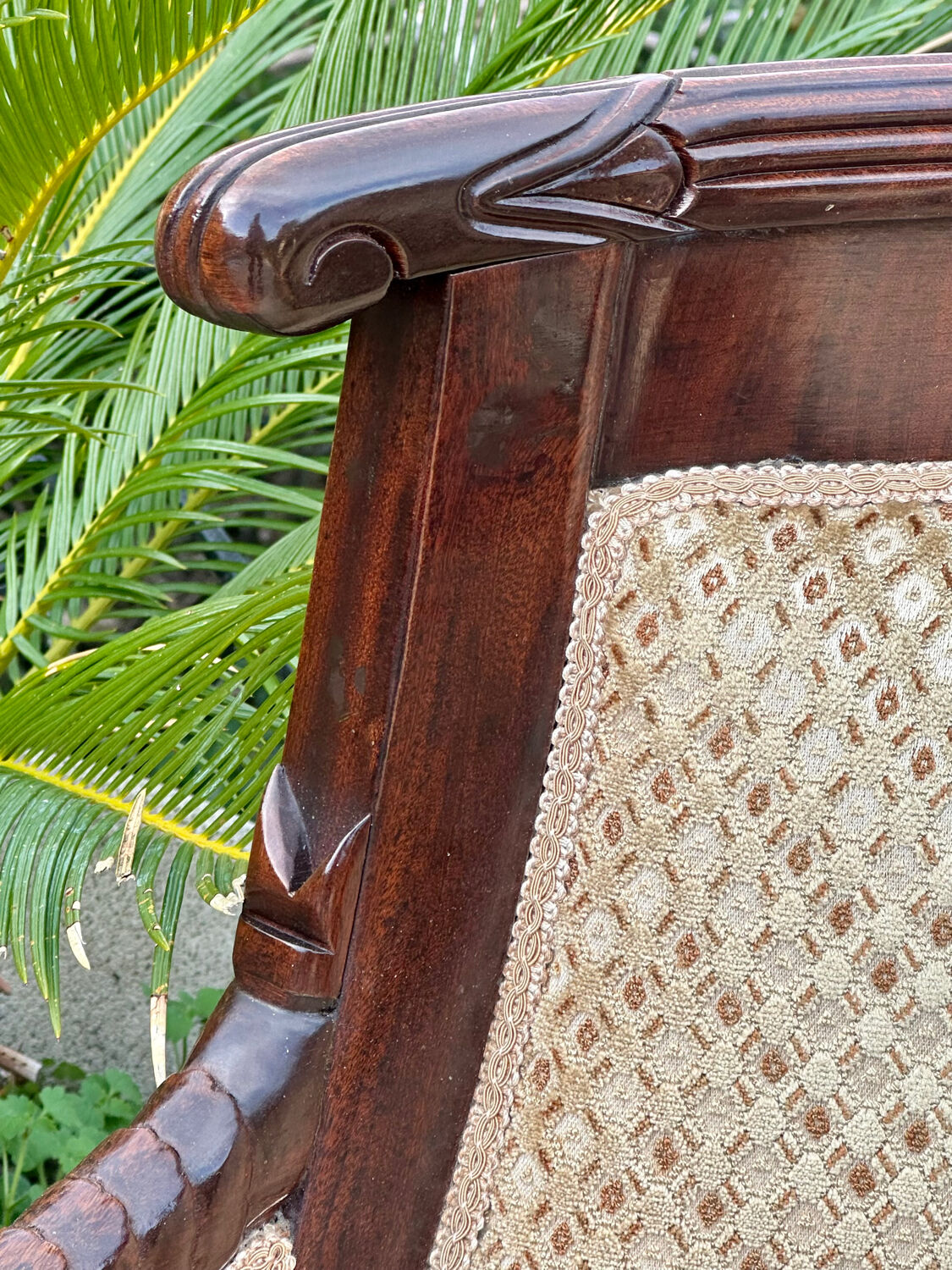 Mobilier de salon en Acajou Massif D’époque Empire