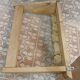 Antique solid wood wall shelf