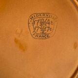 Set of 10 Niderviller earthenware plates