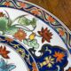Vintage decorative porcelain plate, Japan
