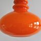 German Orange Glass Pendant Lamp by Peill & Putzler, 1960s