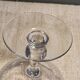 8 antique Baccarat crystal champagne coupes with engraved decoration.