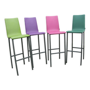Lot 4 chaises bar
