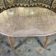 Garden furniture in rattan table and 4 armchairs