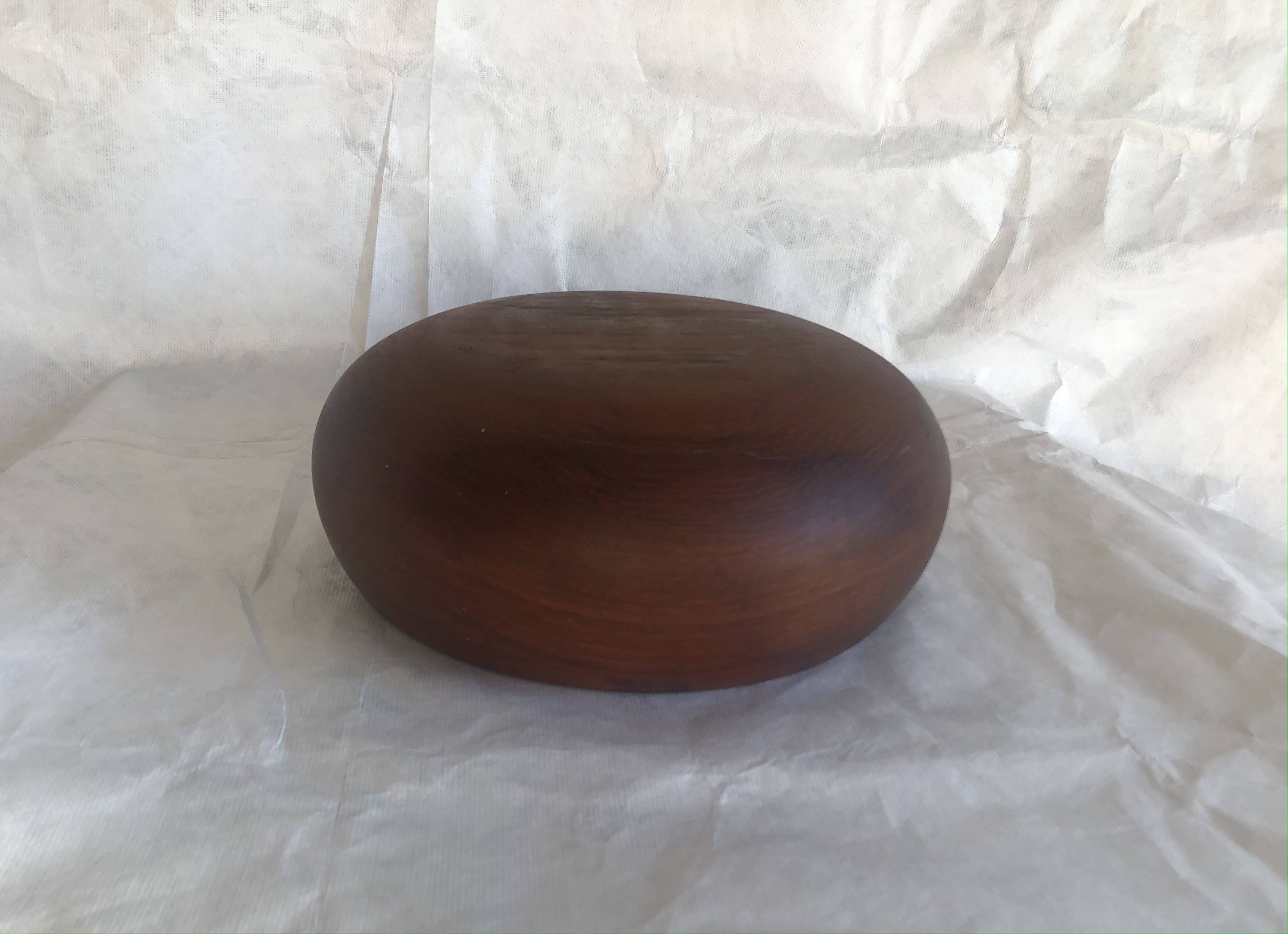 vintage Scandinavian teak salad bowl