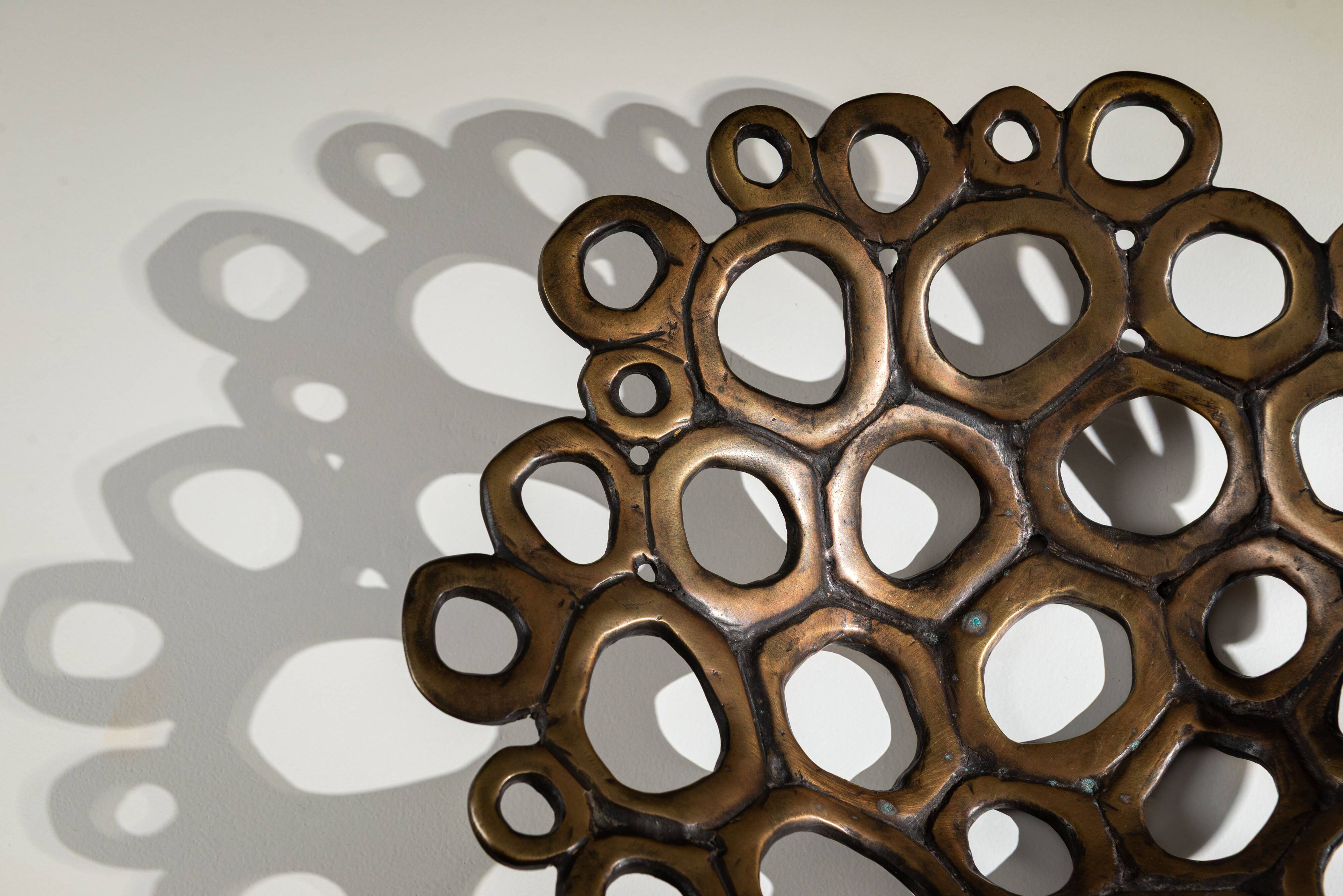 Solid brass fruitbowl