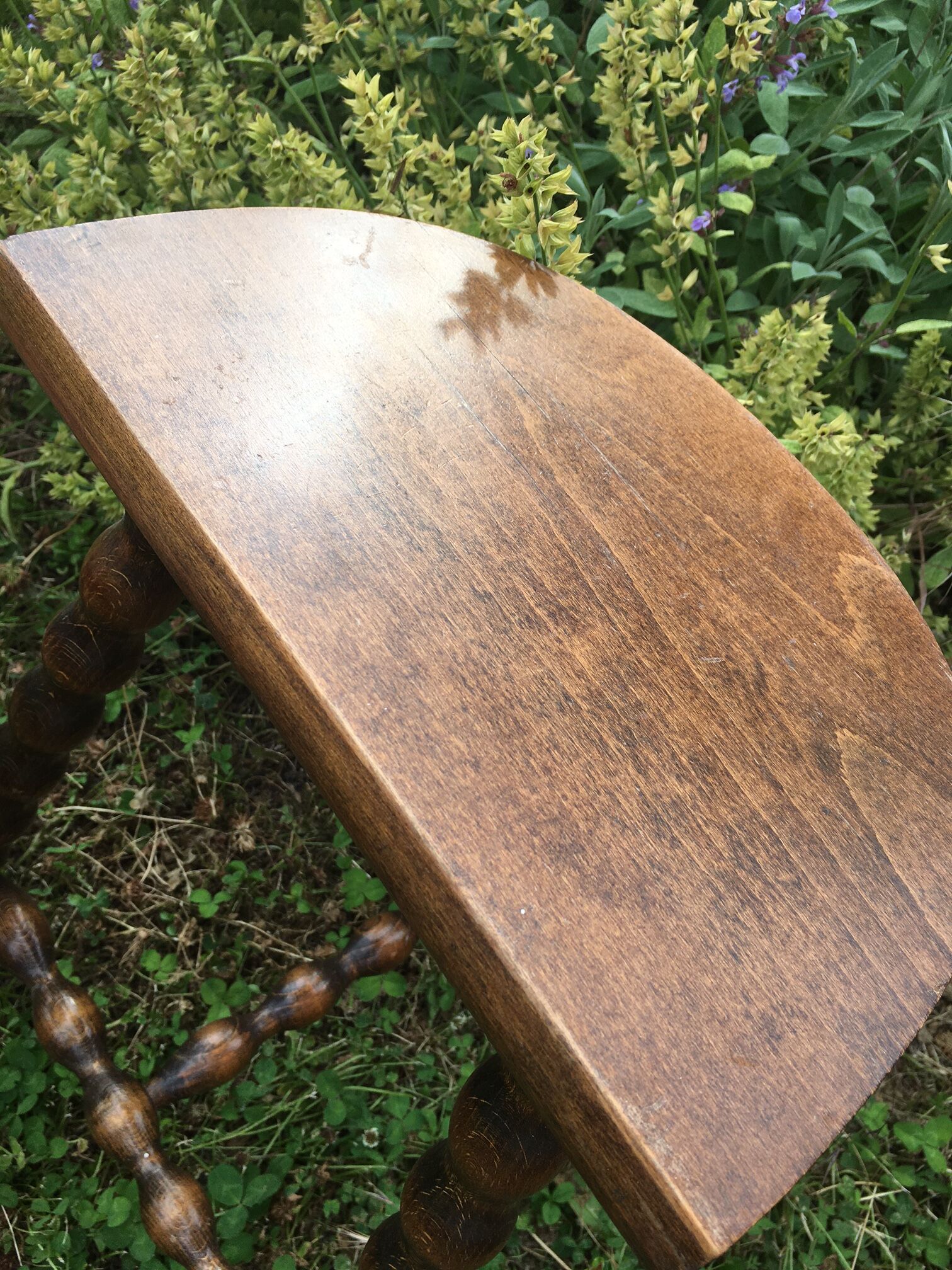 Duo of tripod stools