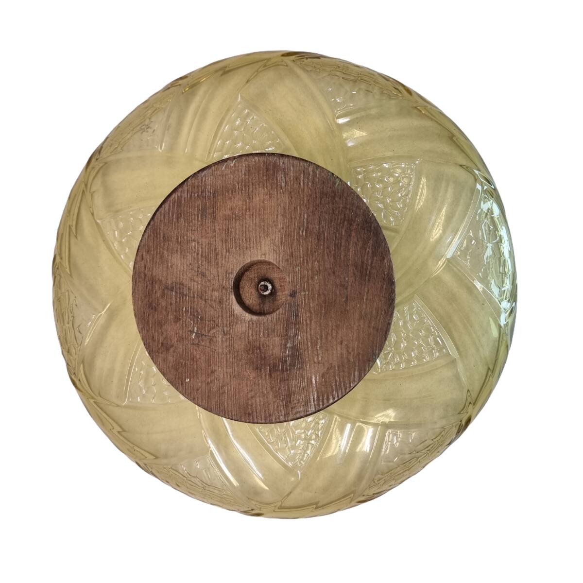 Art Deco glass Bowl On Foot, 1930s