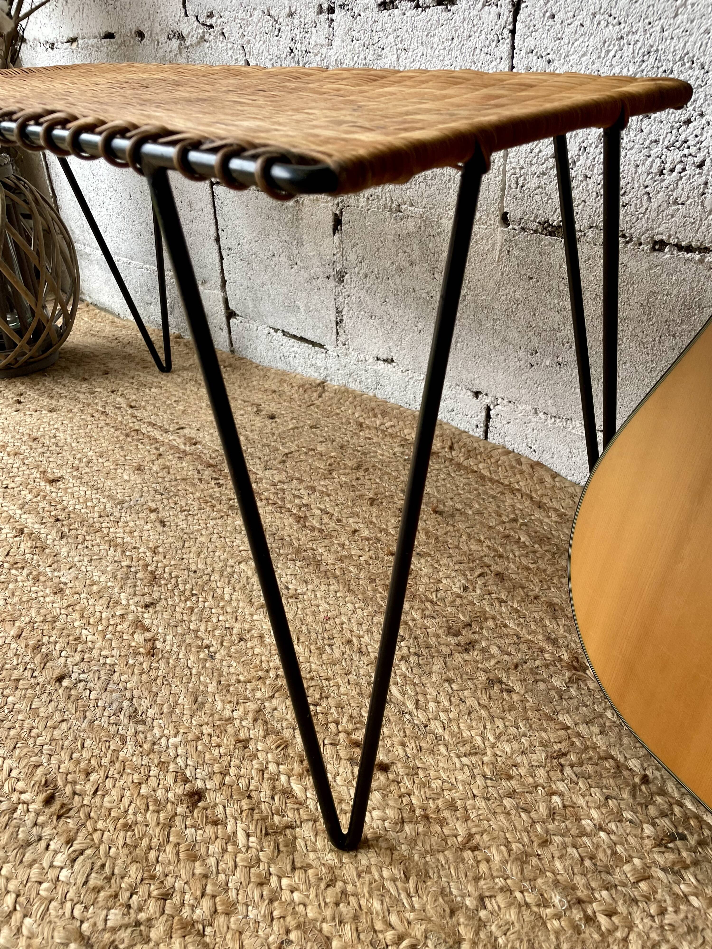 Raoul Guys rattan coffee table