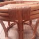 Small low bamboo table