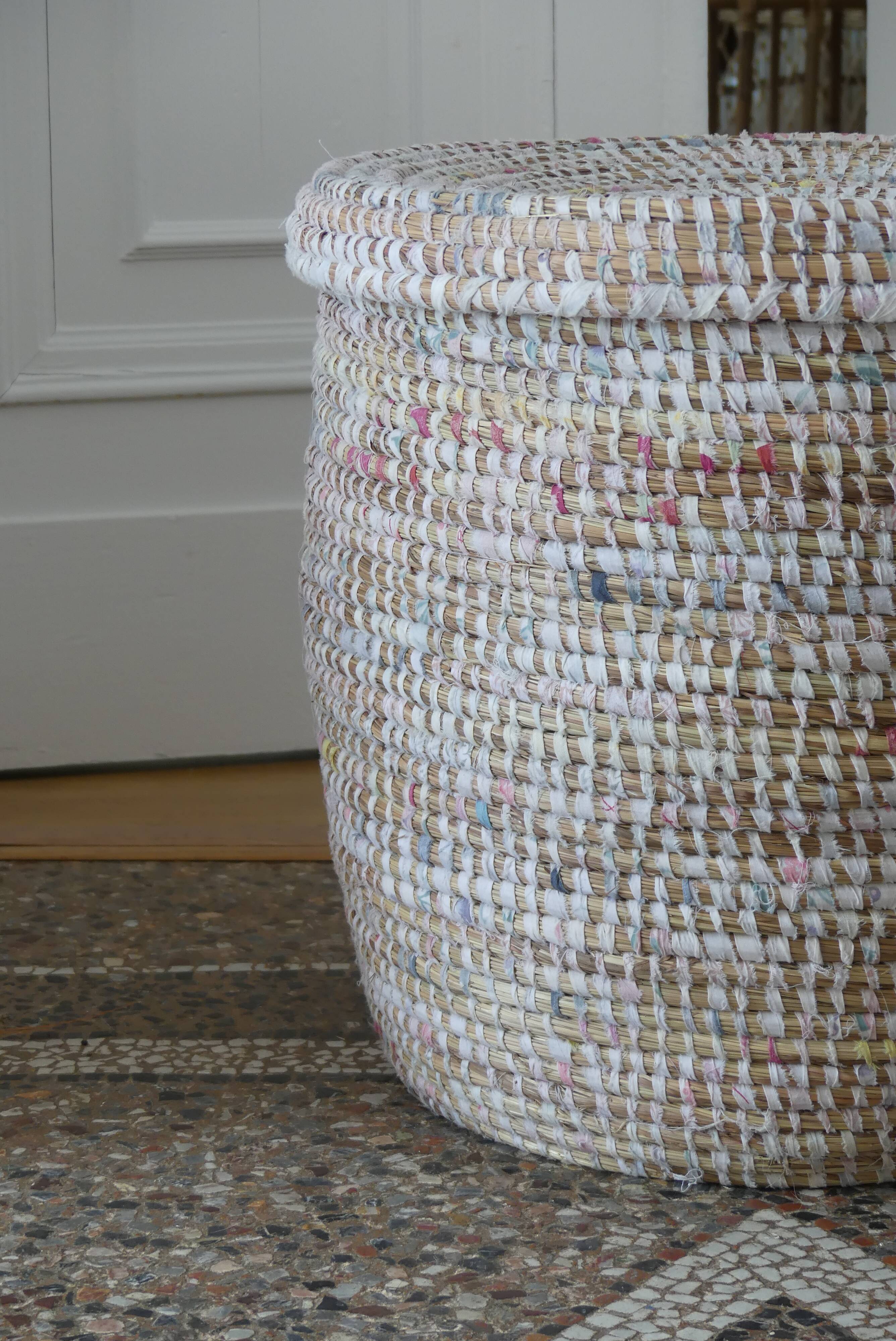 Bohemian laundry basket